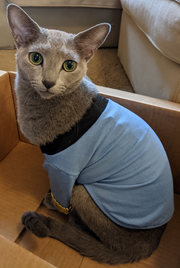 Bill in Star Trek Costume