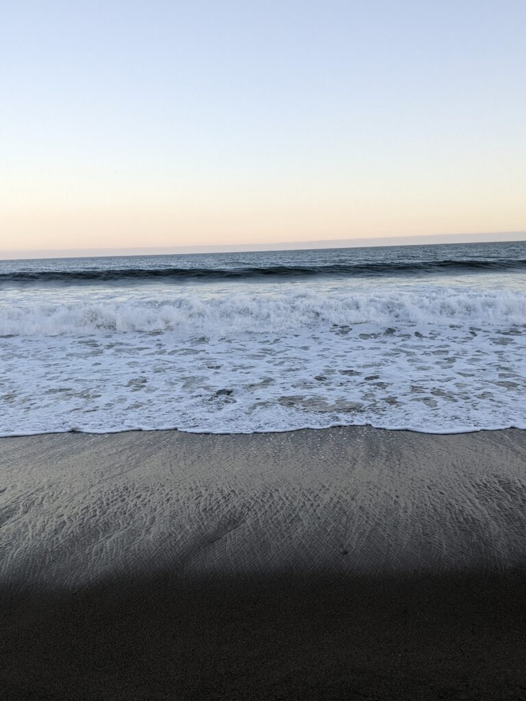 The waves of Malibu